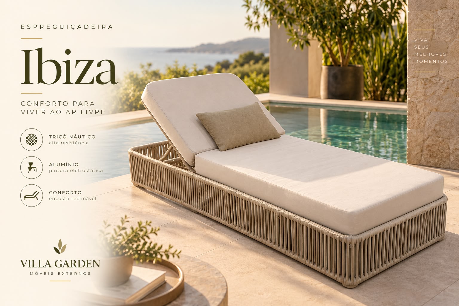 Espreguiçadeira Ibiza